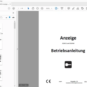 Ditch Witch Anzeige JT/AT32 und JT/AT40 Betriebsanleitung PDF