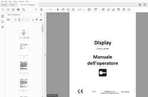 Ditch Witch Display JT/AT32 e JT/AT40 Manuale dell’operatore 053-3321 PDF