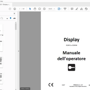 Ditch Witch Display JT/AT32 e JT/AT40 Manuale dell’operatore 053-3321 PDF
