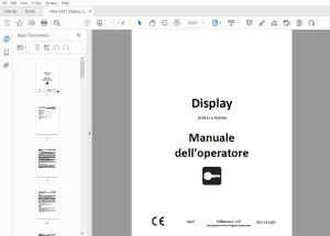 Ditch Witch Display JT/AT32 e JT/AT40 Manuale dell’operatore PDF