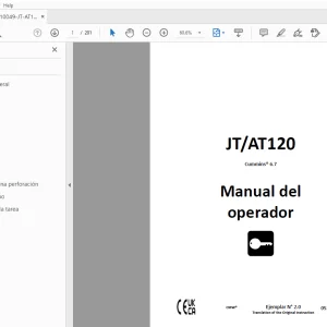 Ditch Witch JT/AT120 Cummins 6.7 Manual del operador 053-10049 PDF