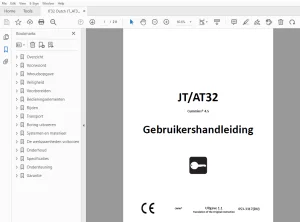 Ditch Witch JT/AT32 Cummins 4.5 Gebruikershandleiding 053-3317(DU) PDF
