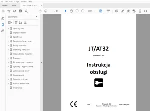 Instrukcja obsługi Ditch Witch JT/AT32 Cummins 4.5 053-3346 (PO) PDF