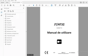 Ditch Witch JT/AT32 Cummins 4.5 Manual de utilizare 053-10006 PDF