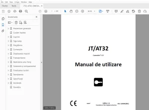 Ditch Witch JT/AT32 Cummins 4.5 Manual de utilizare 053-10006 (RO) PDF