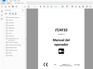 Ditch Witch JT/AT32 Cummins 4.5 Manual del operador PDF