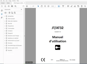 Ditch Witch JT AT32 Cummins 4.5 Manuel d’utilisation 053-3315 (F) PDF
