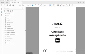 Ditch Witch JT/AT32 Cummins 4.5 Operatora rokasgrāmata 053-10024 PDF