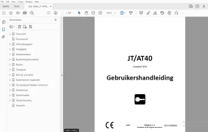 Ditch Witch JT/AT40 Cummins B4.5 Gebruikershandleiding PDF