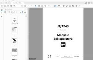 Ditch Witch JT/AT40 Cummins B4.5 Manuale dell’operatore PDF