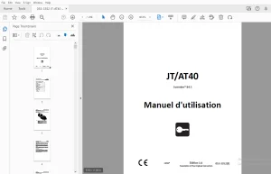 Ditch Witch JT/AT40 Cummins B4.5 Manuel d'utilisation PDF