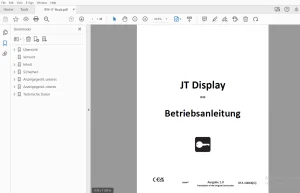 Betriebsanleitung Ditch Witch JT Display IFM 053-10064 PDF
