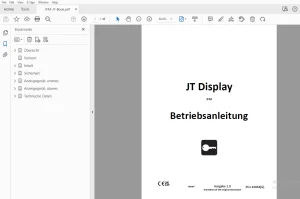 Ditch Witch JT Display IFM Betriebsanleitung 053-10064 PDF