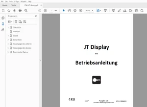 Betriebsanleitung Ditch Witch JT Display IFM 053-10064 (G) PDF