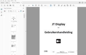 Ditch Witch JT Display IFM Gebruikershandleiding 053-10052 PDF