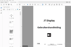 Ditch Witch JT Display IFM Gebruikershandleiding 053-10052 (DU) PDF