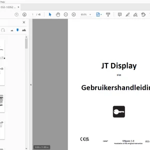 Ditch Witch JT Display IFM Gebruikershandleiding 053-10052 (DU) PDF