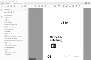 Ditch Witch JT10 Betriebsanleitung 053-2974 (G) PDF
