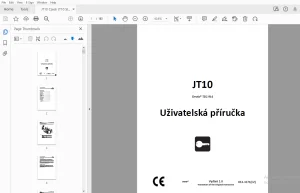 Ditch Witch JT10 Deutz TD2.9L4 Uživatelská příručka 053-3271 PDF