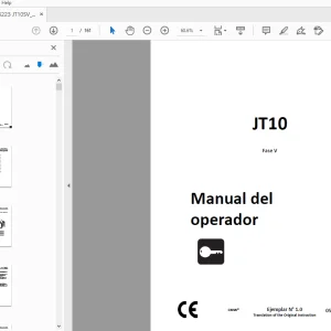 Ditch Witch JT10 Fase V Manual del operador 053-3223 (S) PDF
