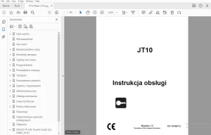 Ditch Witch JT10 Instrukcja obsługi 053-3050 (PO) PDF