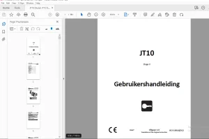 Ditch Witch JT10 Stage V Gebruikershandleiding - PDF