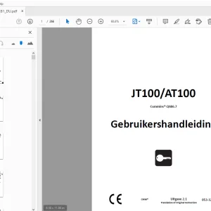 Ditch Witch JT100/AT100 Cummins QSB6.7 Gebruikershandleiding 053-3281 PDF