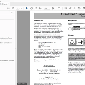 Ditch Witch JT100 Tier 4I DrillLok Systém uživatelská příručka PDF