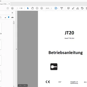 Ditch Witch JT20 Deutz TD2.9L4 Betriebsanleitung 053-3241 PDF