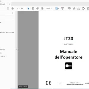 Ditch Witch JT20 Deutz TD2.9L4 Manuale dell’operatore PDF