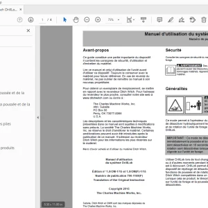 Ditch Witch JT20 DrillLok système Manuel d'utilisation 790-1108 PDF