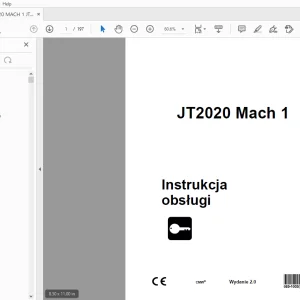 Ditch Witch JT2020 Mach 1 Instrukcja obsługi 053-1002 PDF