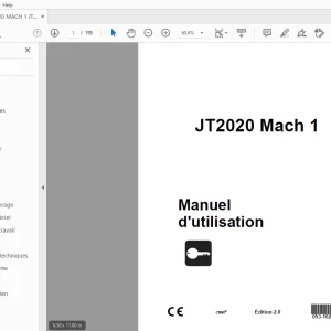 Ditch Witch JT2020 Mach 1 Manuel d'utilisation 053-1022 PDF