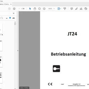 Ditch Witch JT24 Betriebsanleitung 053-3216 (G) PDF