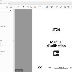 Ditch Witch JT24 Manuel d’utilisation 053-3193 PDF