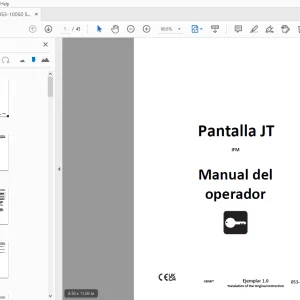Ditch Witch JT24 Pantalla JT IFM Manual del operador 053-10050 PDF