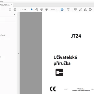 Ditch Witch JT24 Uživatelská příručka 053-3192 (CZ) PDF