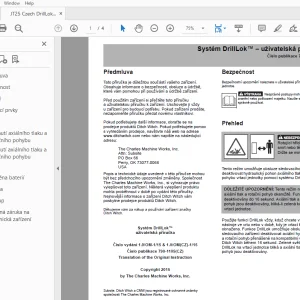 Ditch Witch JT25 DrillLok Systém uživatelská příručka 790-1105 PDF