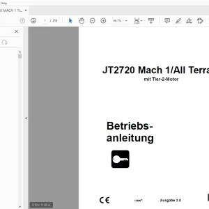 Ditch Witch JT2720 Mach 1/All Terrain Betriebsanleitung PDF