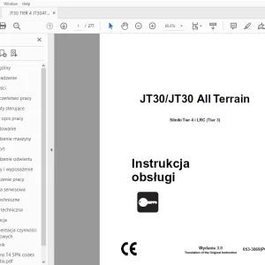 Ditch Witch JT30/JT30 All Terrain Instrukcja obsługi 053-3069 PDF