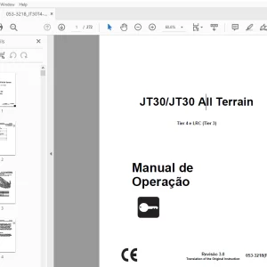 Ditch Witch JT30/JT30 All Terrain Tier 4 e LRC (Tier 3) Manual de Operação PDF