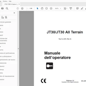 Ditch Witch JT30/JT30 All Terrain Manuale dell’operatore 053-2953 PDF