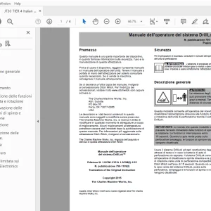 Ditch Witch JT30 Tier 4 DrillLok sistema Manuale dell'operatore PDF
