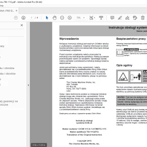 Ditch Witch JT60 DrillLok obsługi systemu 790-1112 PDF