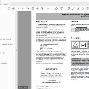 Ditch Witch JT60 DrillLok système Manuel d'utilisation 790-1108 PDF