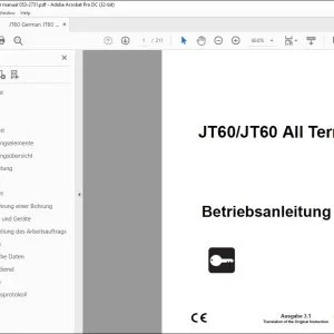 Ditch Witch JT60 JT60 All Terrain Betriebsanleitung PDF (German)