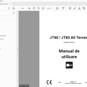 Ditch Witch JT60/JT60 All Terrain Cummins QSB 6.7 Manual de utilizare PDF