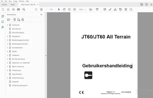 Ditch Witch JT60/JT60 All Terrain Gebruikershandleiding 053-2742 PDF