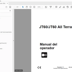 Ditch Witch JT60/JT60 All Terrain Manual del operador 053-2729 PDF