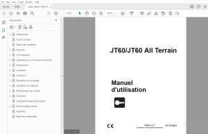 Ditch Witch JT60/JT60 All Terrain Manuel d'utilisation 053-2760 PDF